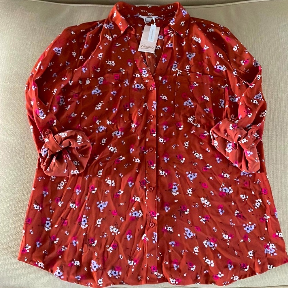Candies juniors size L button up top